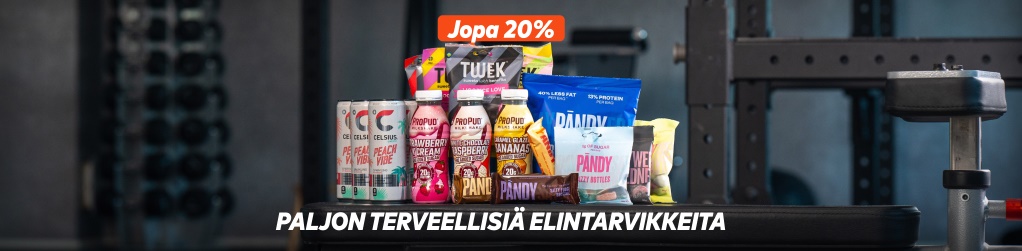 Valitut elintarvikkeet jopa 20 %